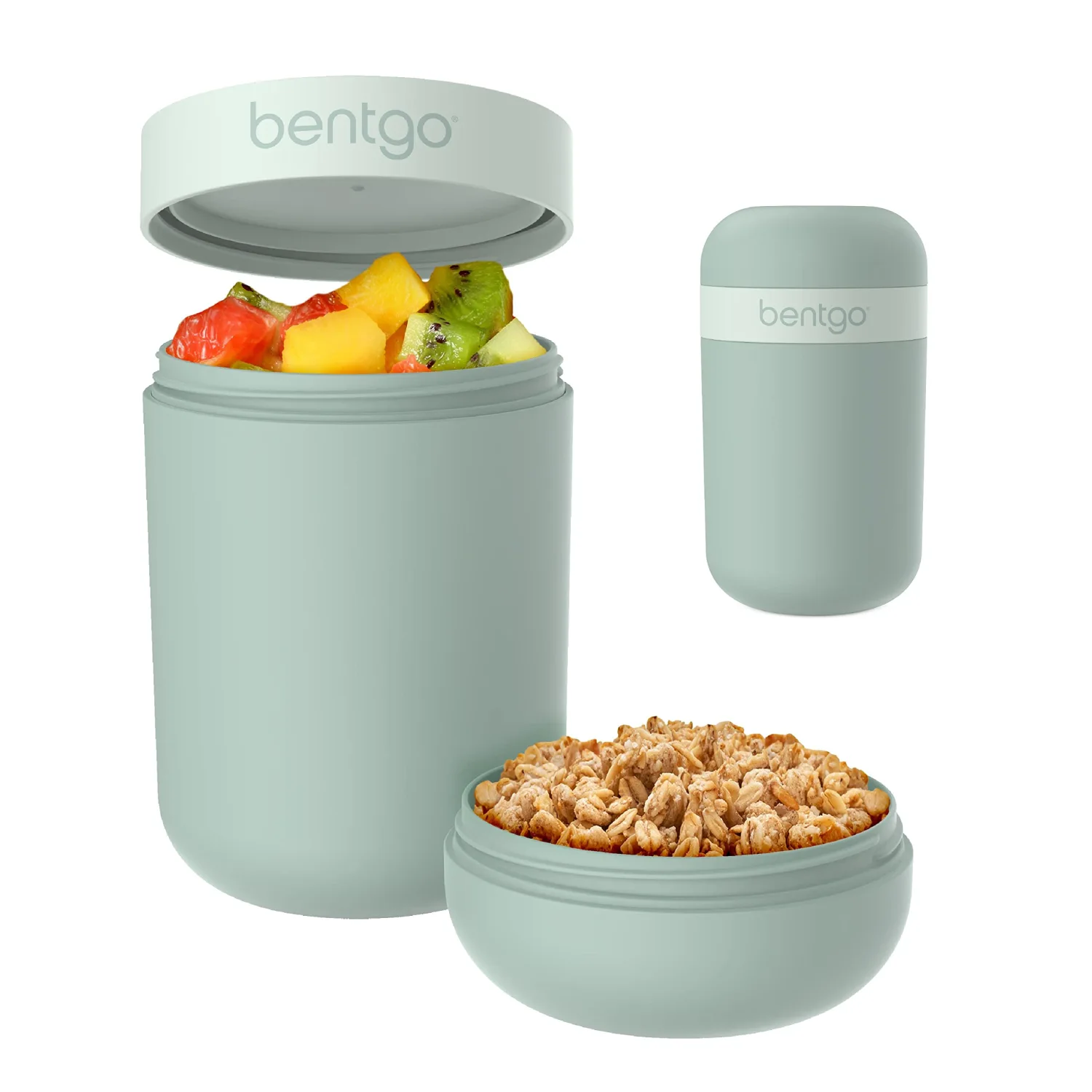 Bentgo Snack Cup, Leak-Proof Snack Container with Toppings Compartment