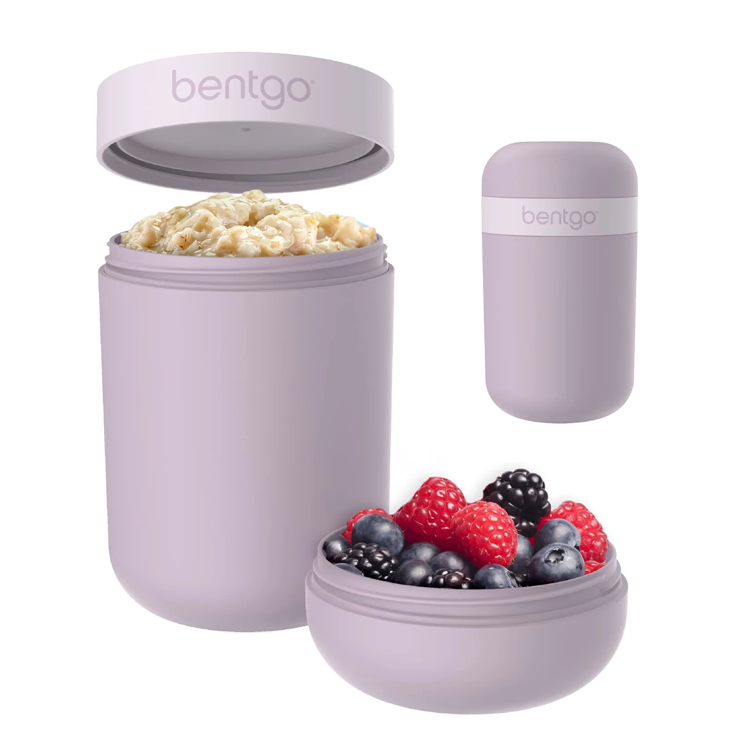 Bentgo Snack Cup, Leak-Proof Snack Container with Toppings Compartment