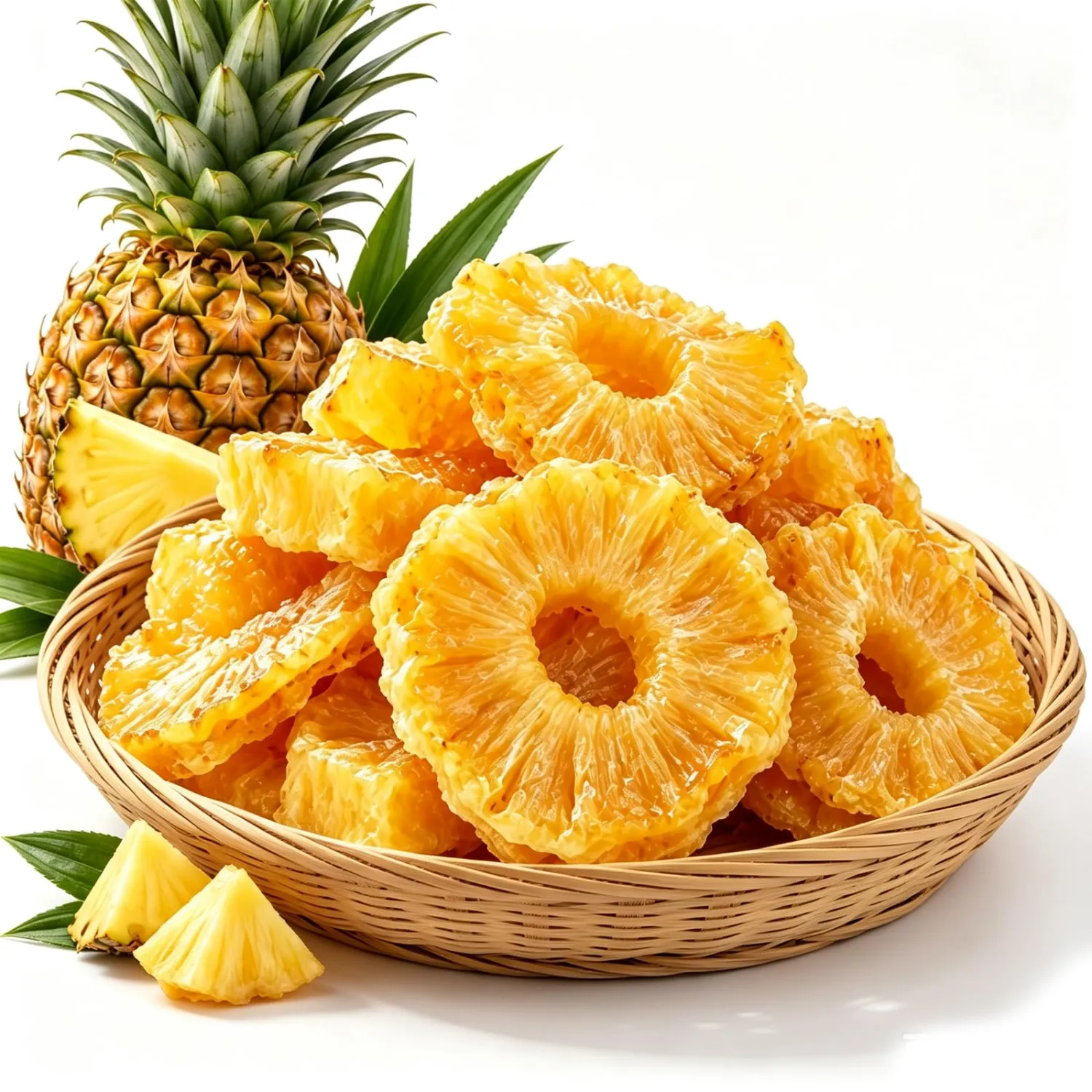 Hawaii’s Golden Dried Pineapple, 8.82 oz (250 g), Soft Chewy Snack