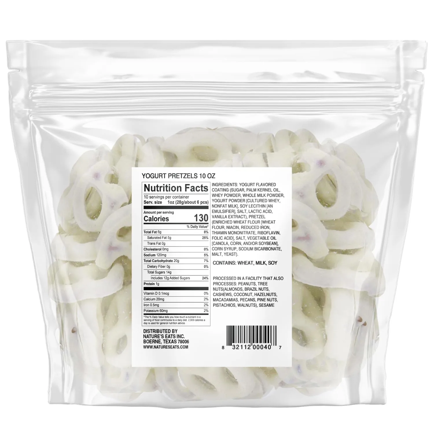 Nature's Eats Yogurt Pretzels 10oz (Pack of 3)