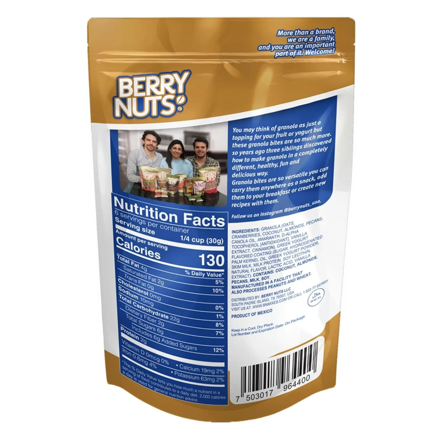 Berry Nuts Greek Yogurt Granola Bites, 2 x 6.34 oz (2-Pack), Yogurt Bites