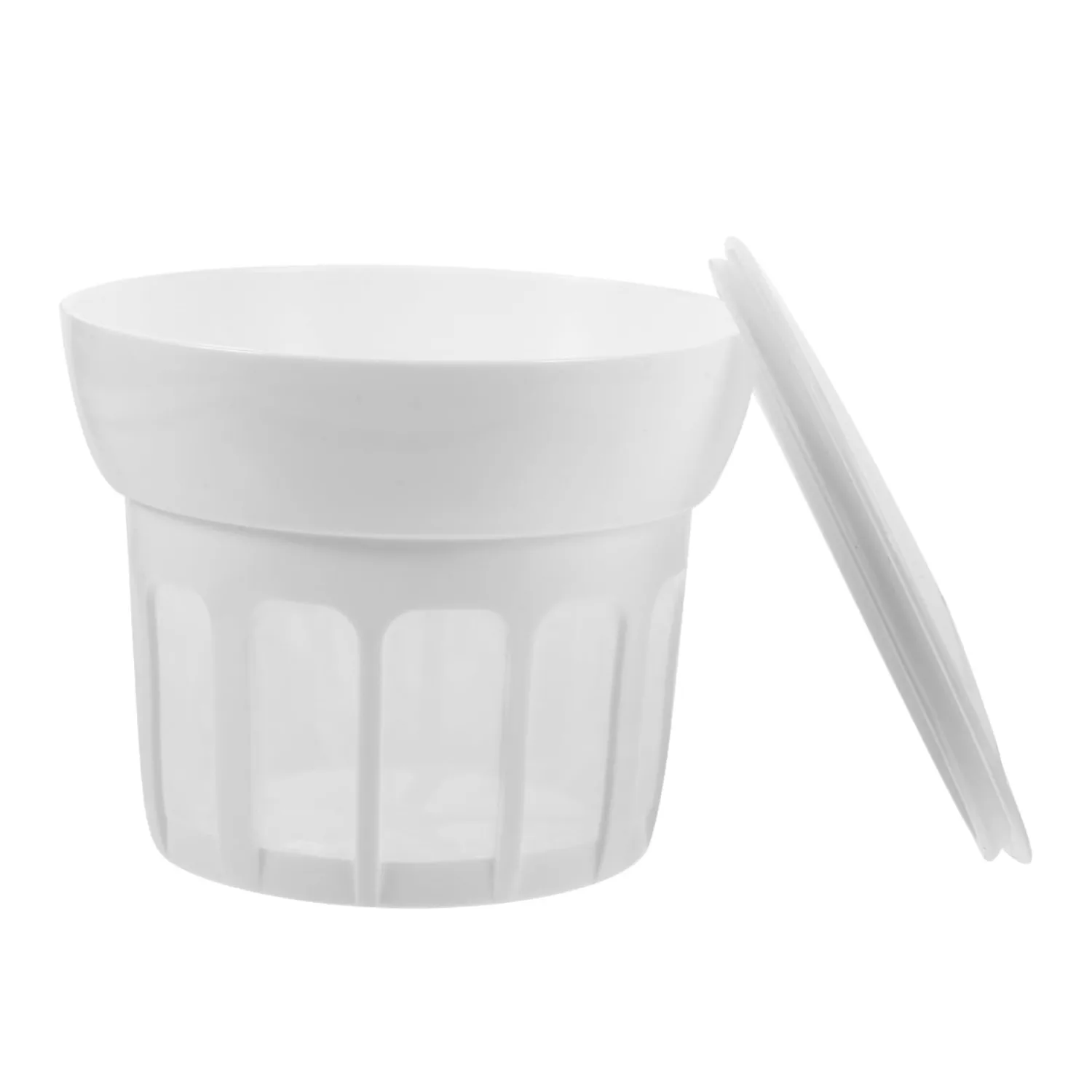 Yogurt Strainer with Lid - Reusable Fine Mesh Filter and Whey Separator for Homemade Yogurt and Cheese Lightweight Kitchen Tool for Home Use