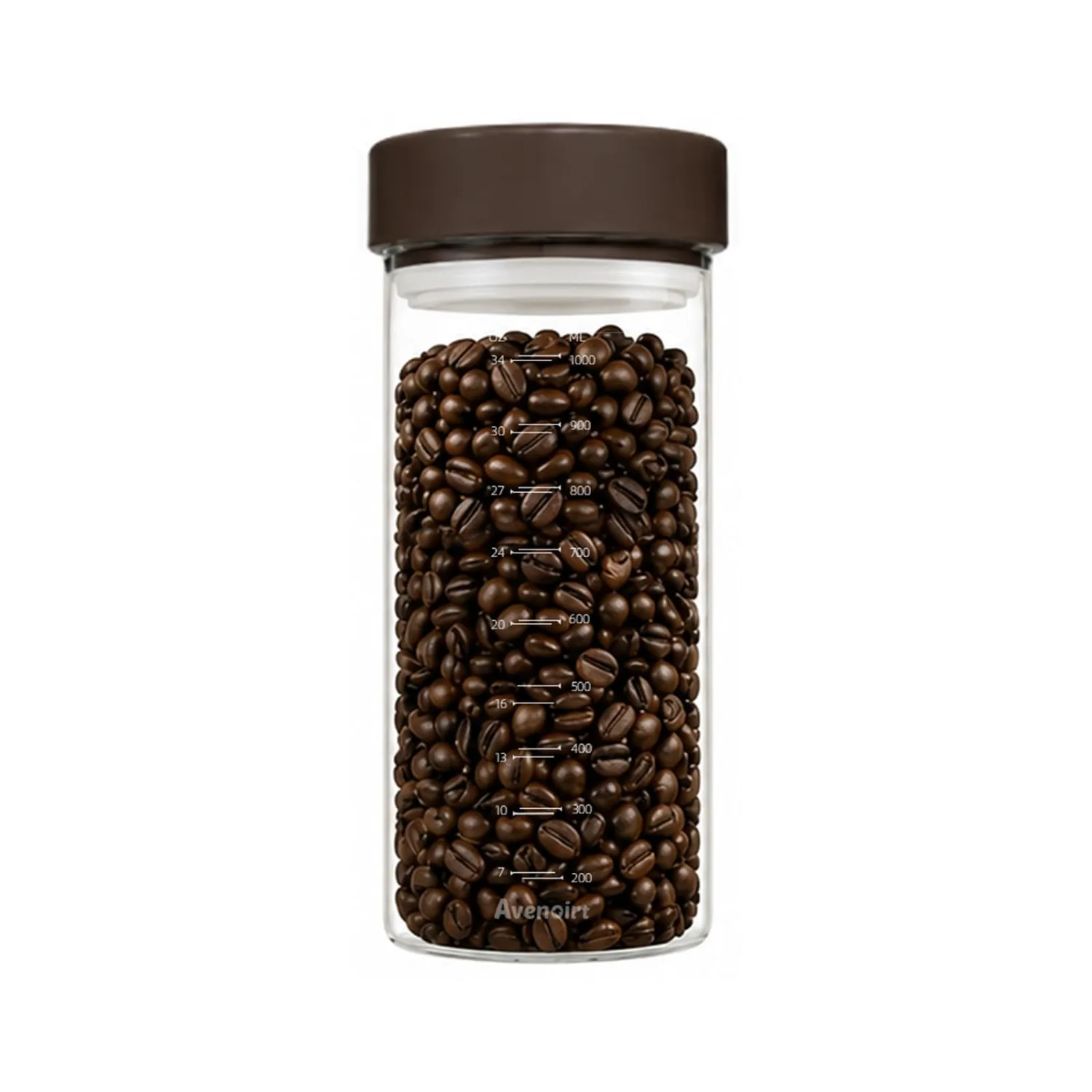 34oz Airtight Glass Storage Jar, Yogurt Container