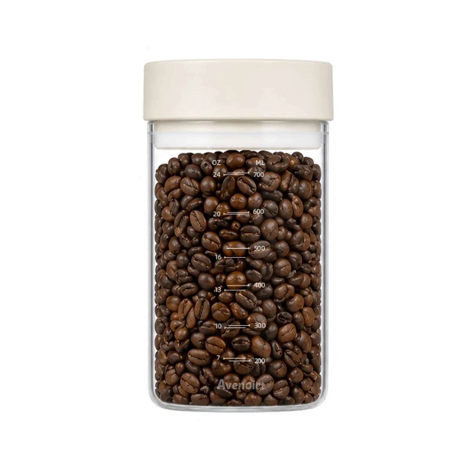 24oz Airtight Glass Storage Jar, Yogurt Container