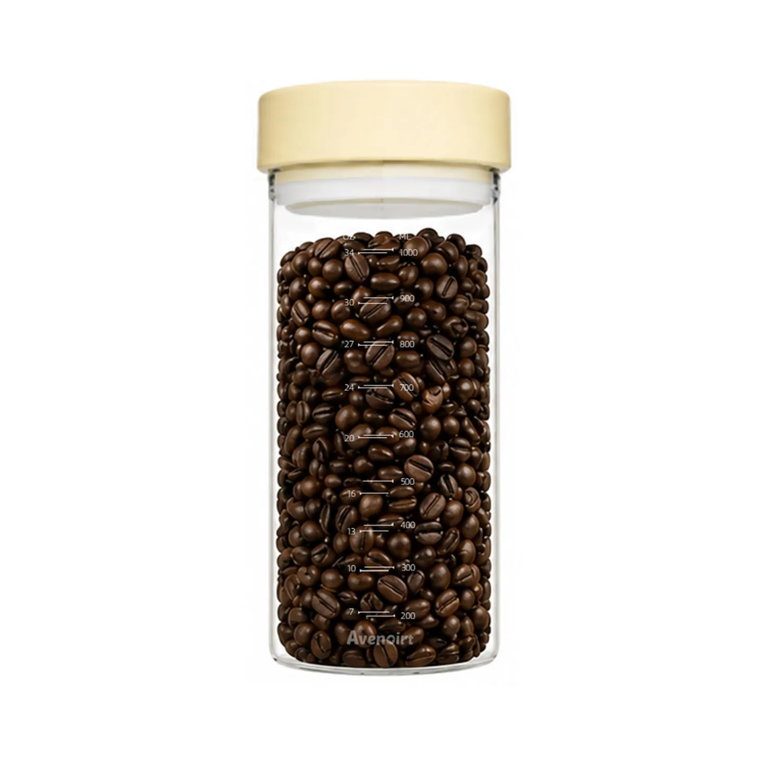 34oz Airtight Glass Storage Jar, Yogurt Container
