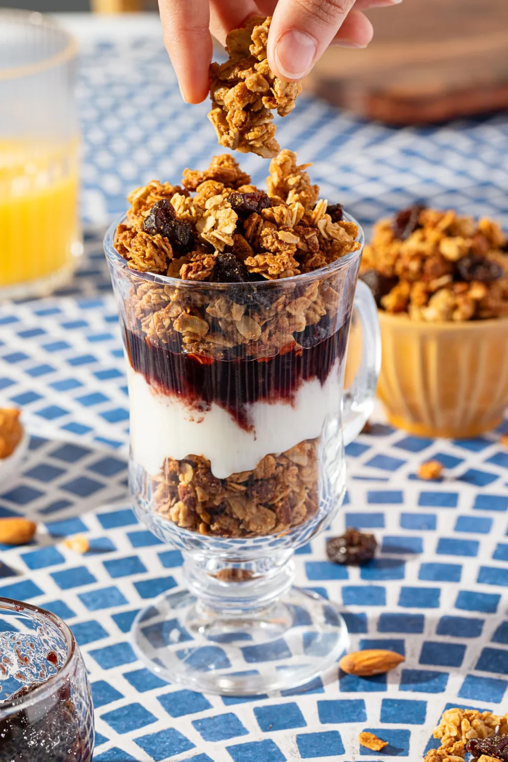 Jessica’s Almond Cherry Granola - Handmade, Non-GMO, Gluten-Free, Whole Grain, 11oz