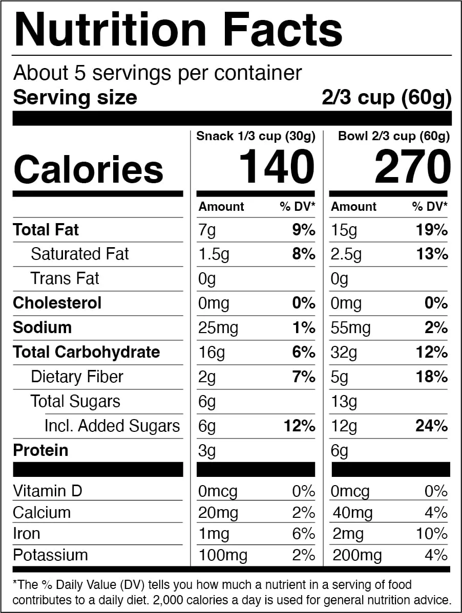 Jessica’s Pecan Almond Granola - Handmade, Non-GMO, Gluten-Free, Whole Grain, 11oz
