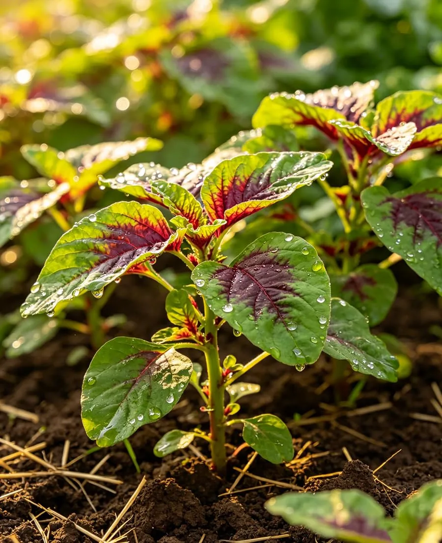 500+ Red Leaf Amaranth Seeds for Planting Non-GMO Heirloom Red Leaf Vegetable Home Garden Plant