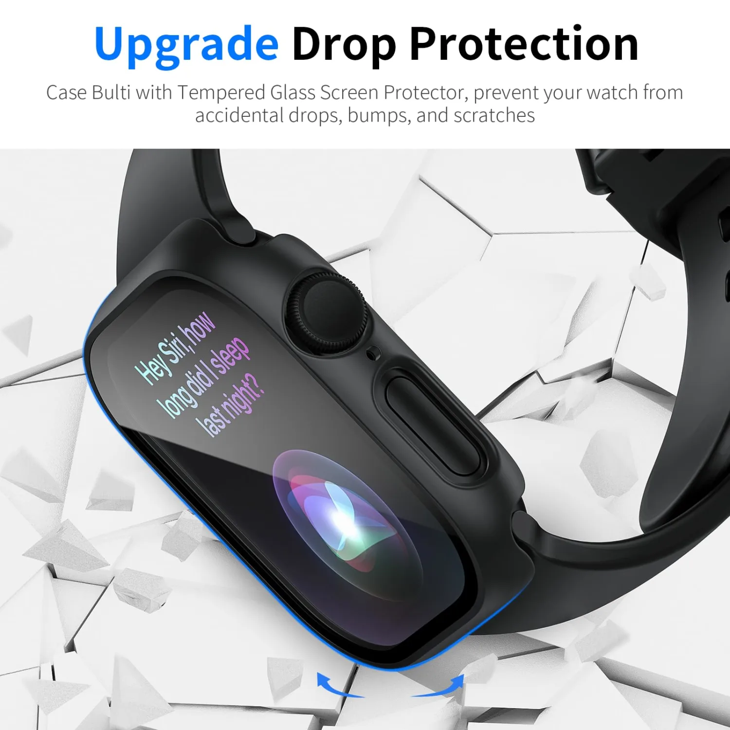 6 Pack Case for Apple Watch 41mm 9 8 7 with Screen Protector
