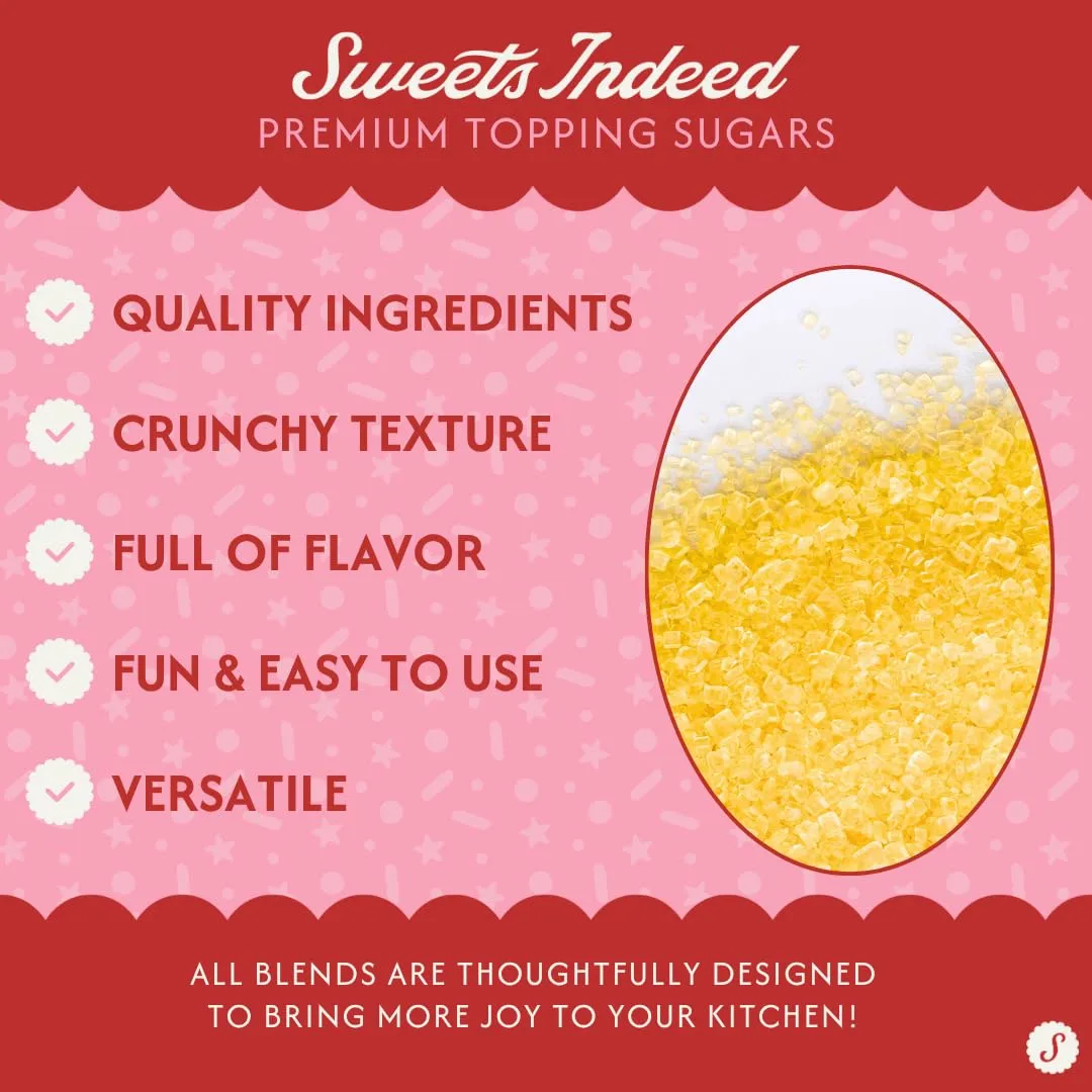 Sweets Indeed Flavored Sugar for Drinks and Baking, 5.11 ounces (Lemon)