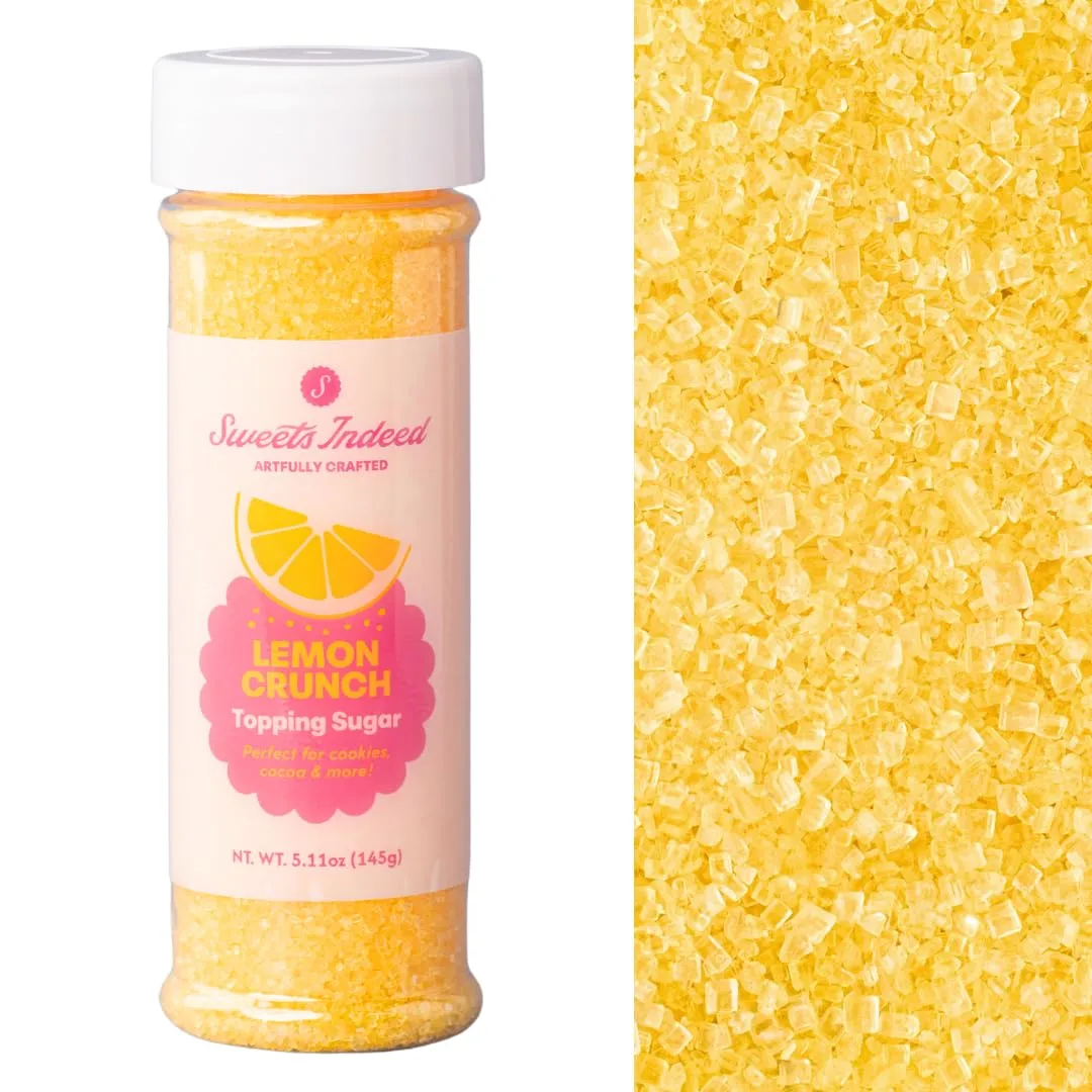 Sweets Indeed Flavored Sugar for Drinks and Baking, 5.11 ounces (Lemon)