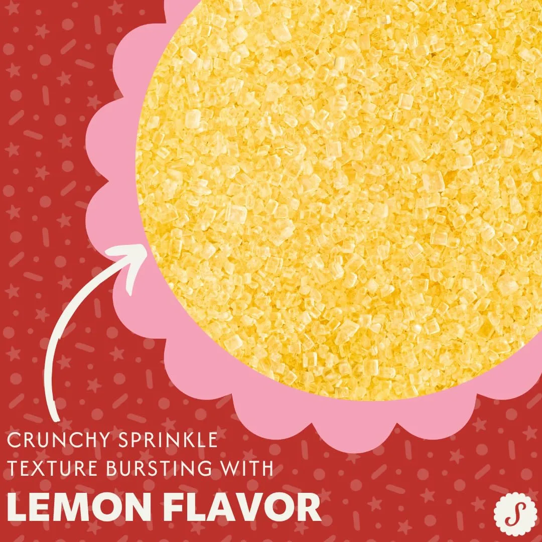 Sweets Indeed Flavored Sugar for Drinks and Baking, 5.11 ounces (Lemon)