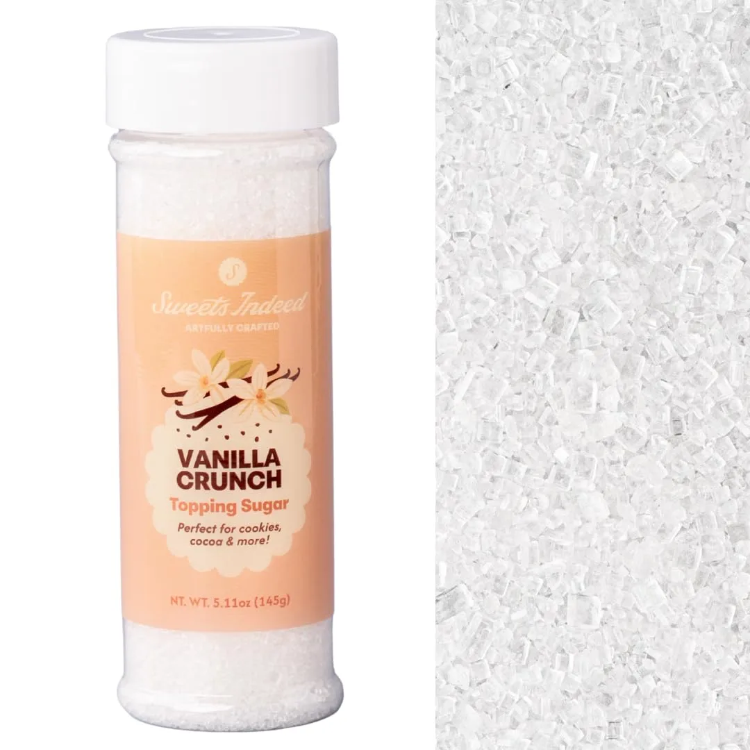 Sweets Indeed Flavored Sugar for Drinks and Baking, 5.11 ounces (Vanilla)