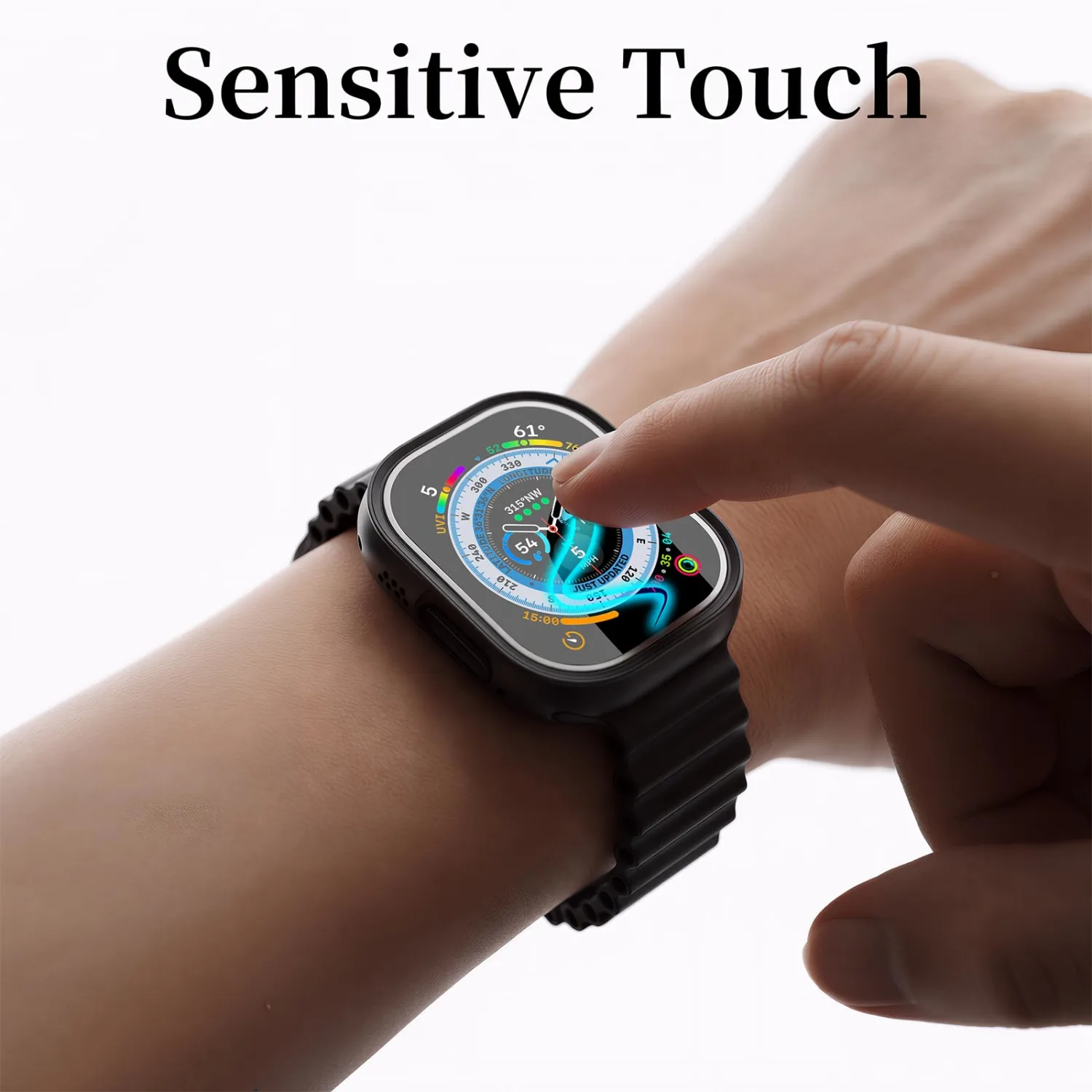 6-Pack Case with Screen Protector for Apple Watch Ultra 4/3/2/1 49mm