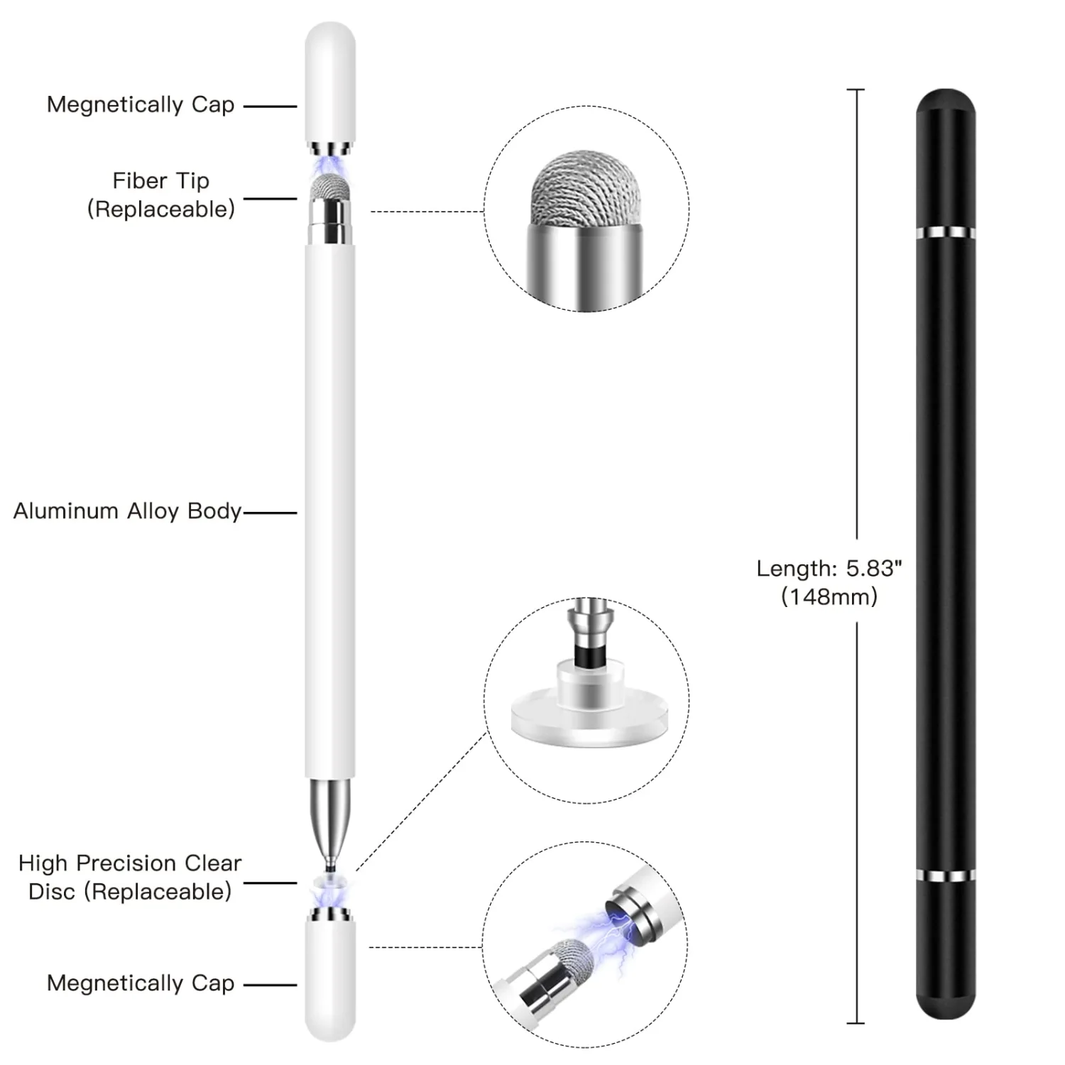 Stylus Pen for Touchscreen iPad iPhone Duo Android Nintendo Switch