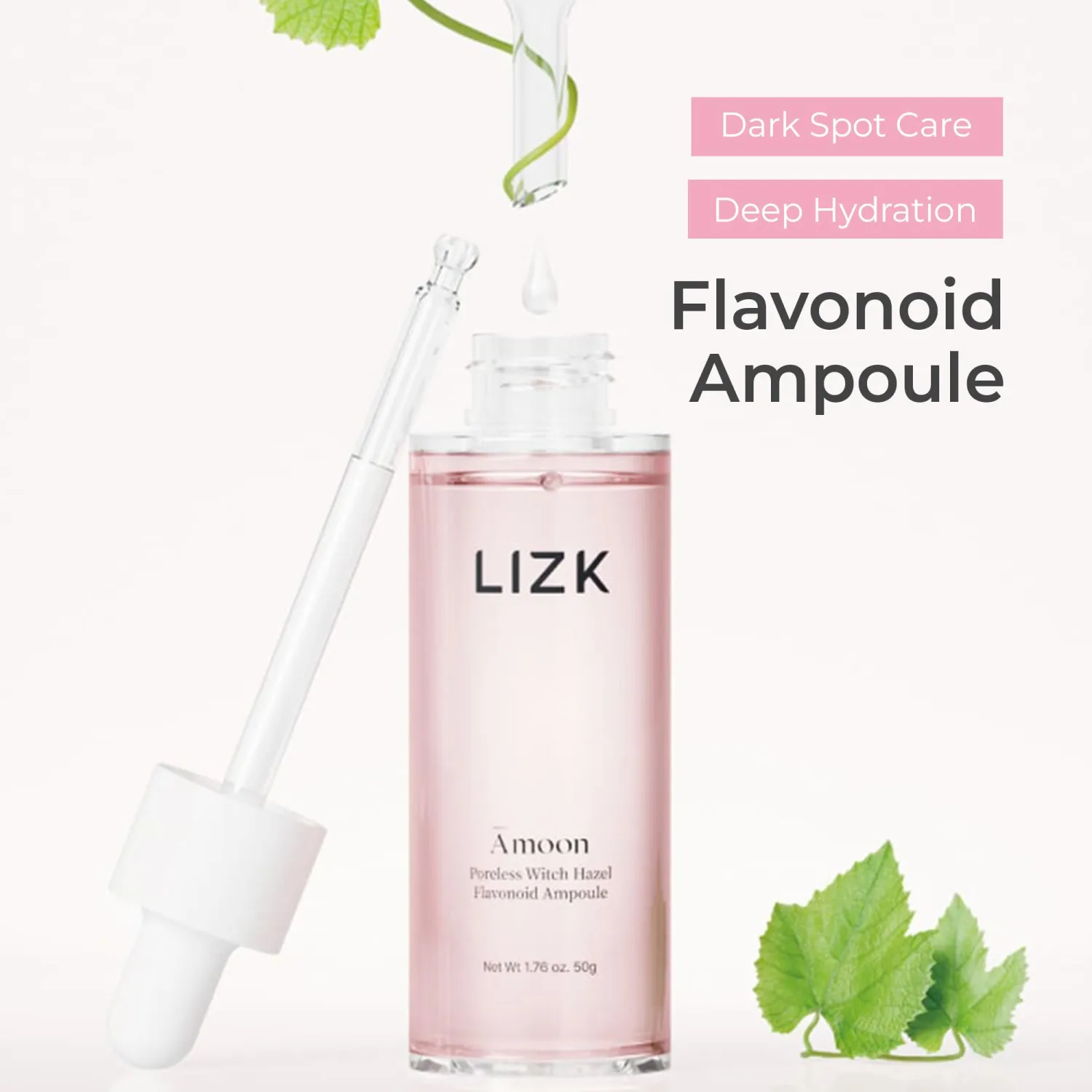 LIZK Amoon Facial Ampoule – Hydrating & Revitalizing Skin Care, 1.76oz
