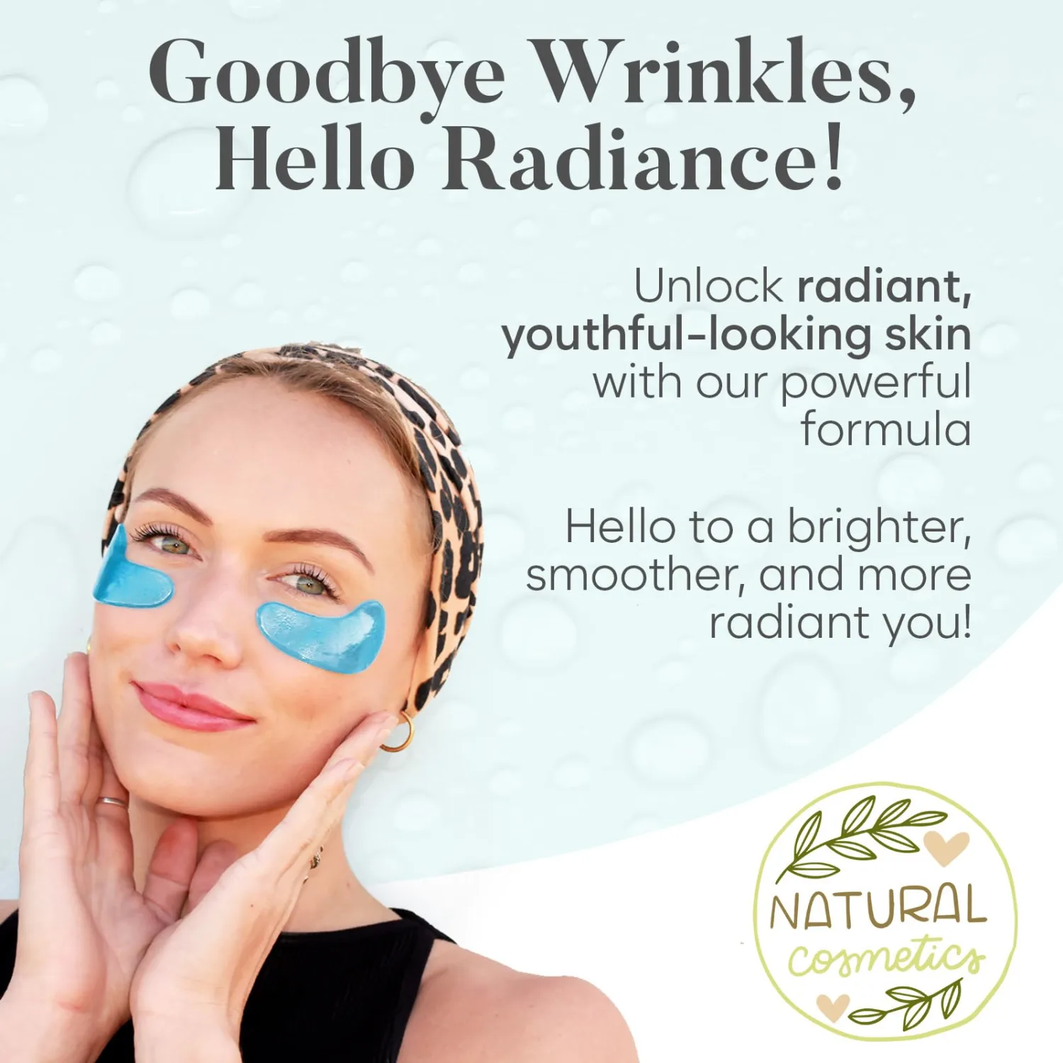 Under Eye Patches with Hyaluronic Acid and Collagen for Dark Circles
