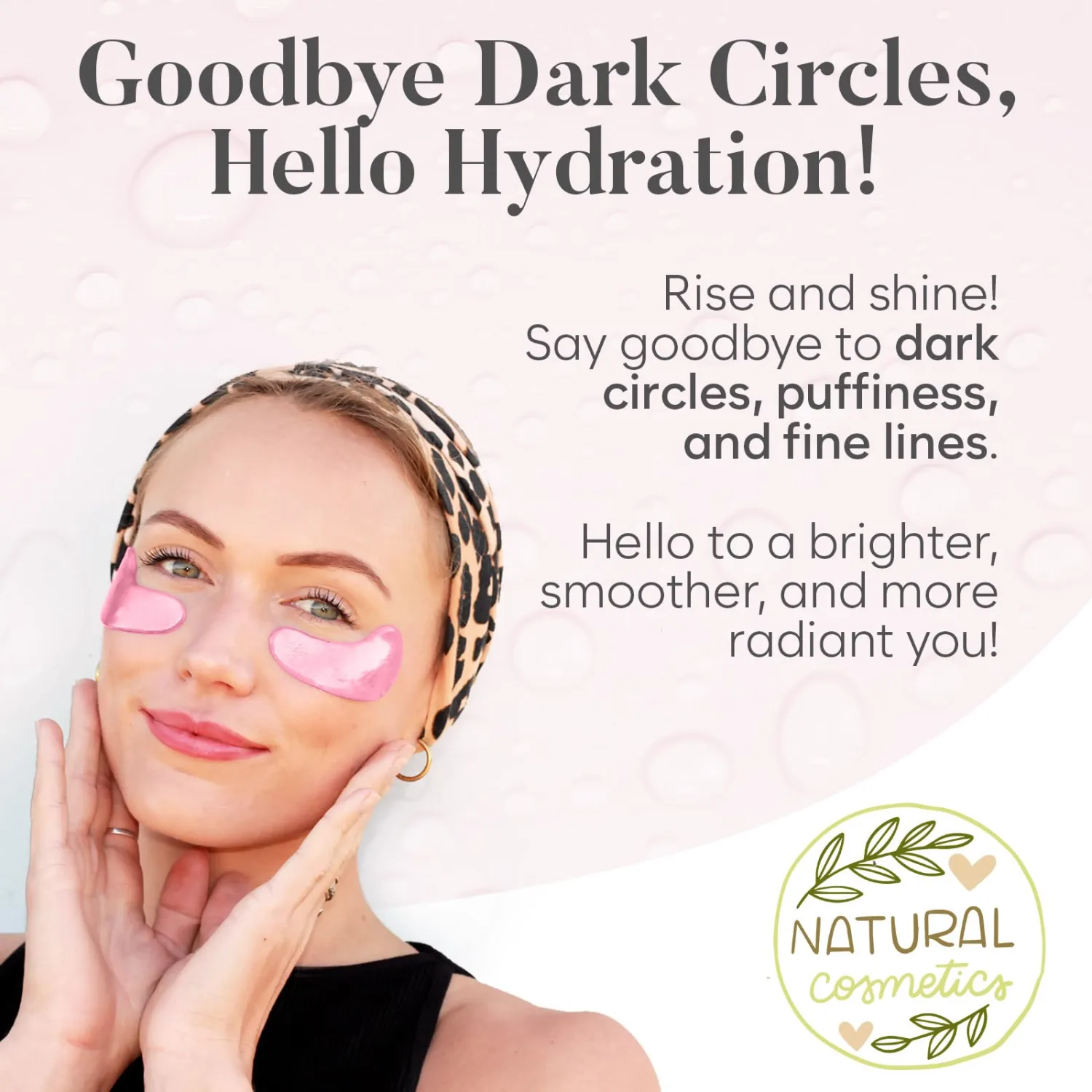 Under Eye Patches with Rose for Puffy Eyes and Dark Circles, 30 Pairs