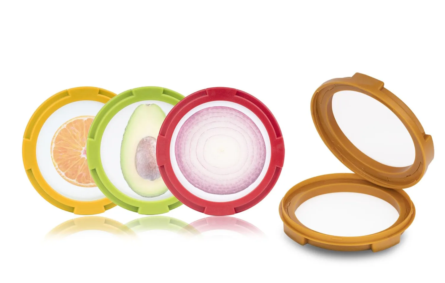 4Pcs Onion Storage Avocado Saver Holder, Fruit Vegetable Container