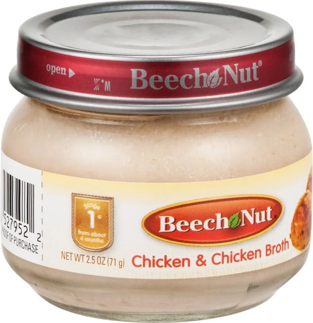Beech-Nut Stage 1 Chicken and Chicken Broth, 2.5 oz