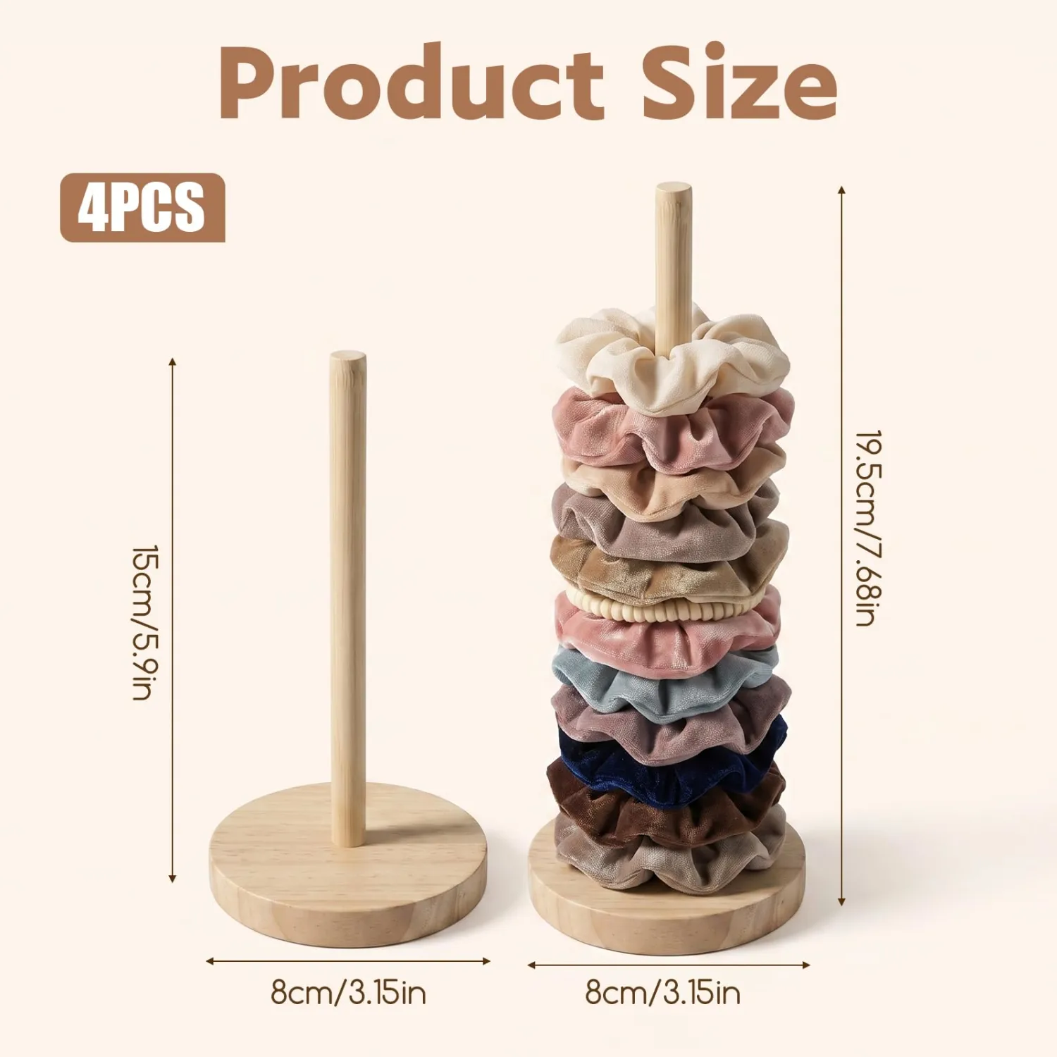 Donut Stand Bagel Holder Sticks Display Racks Party Towers, 4Pcs