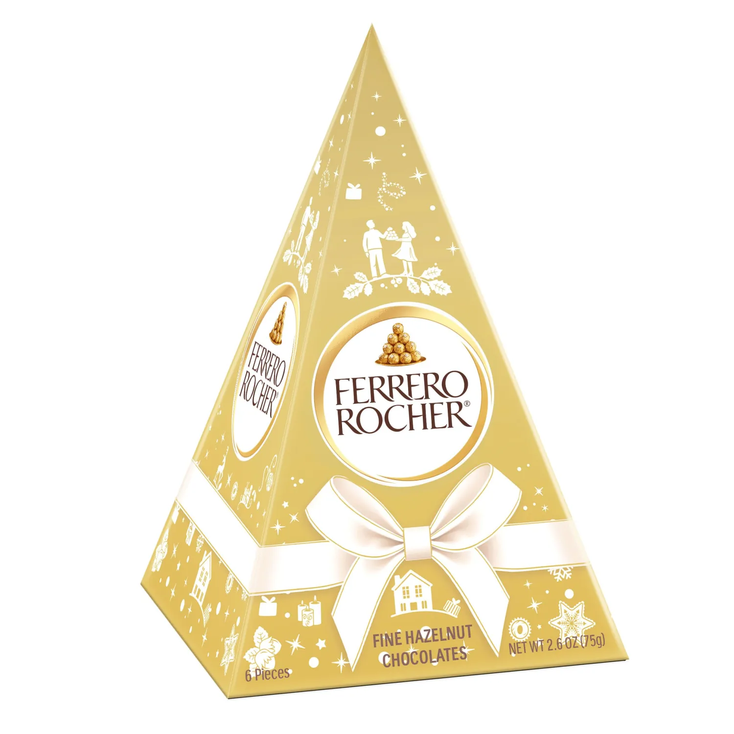 Ferrero Rocher 6 Count Pyramid 2.6oz