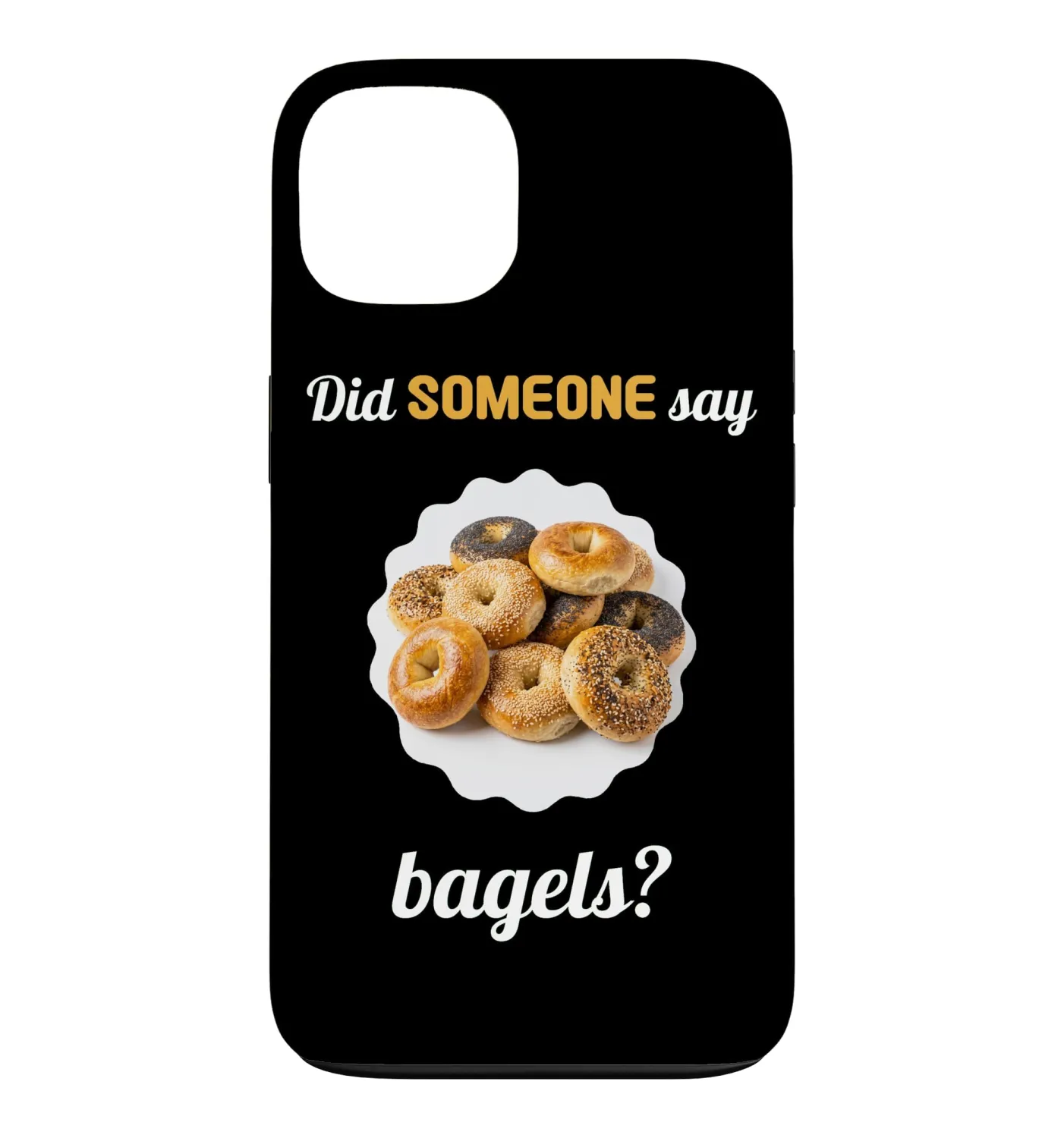 Bagels Funny Bagel Case for iPhone 13