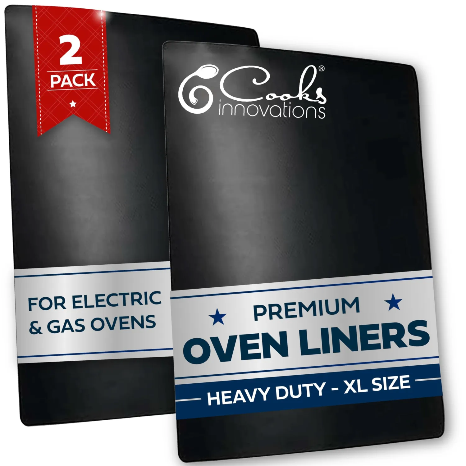 Cooks Innovations Non-Stick Oven Liner 2 Pack BPA-Free Heat Resistant Mat