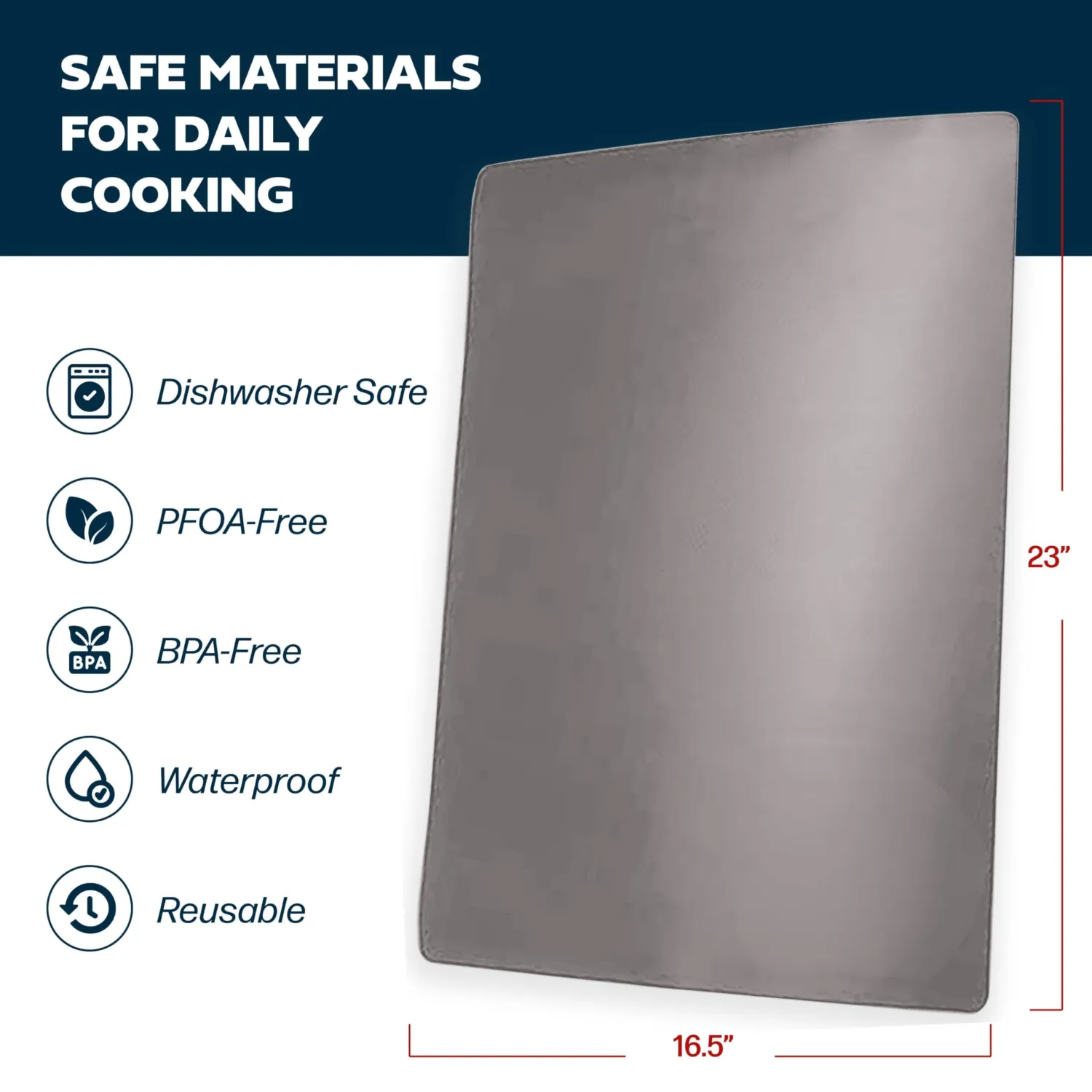 Cooks Innovations Non-Stick Oven Liner 2 Pack BPA-Free Heat Resistant Mat
