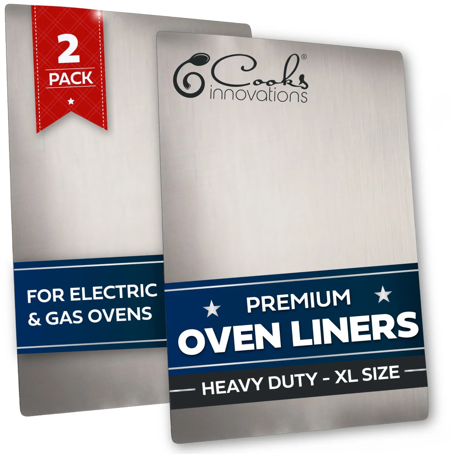 Cooks Innovations Non-Stick Oven Liner 2 Pack BPA-Free Heat Resistant Mat