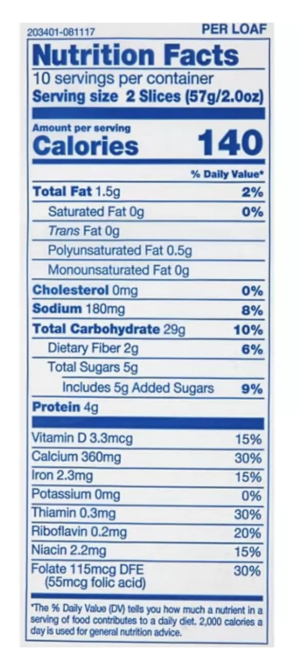 Wonder Bread Family Loaf Pack of 2