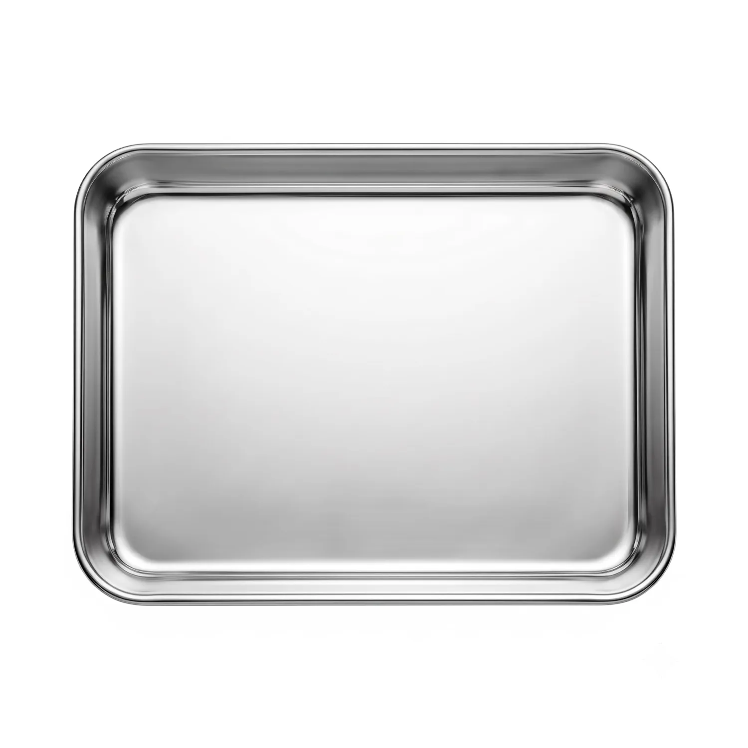 Stainless Steel Baking Sheet, 9.4" x 7.3" Toaster Oven Pan, 1-Pack