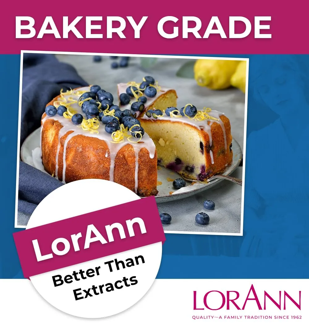 LorAnn Oils Blueberry No Added Color Emulsion & Flavoring For Baking
