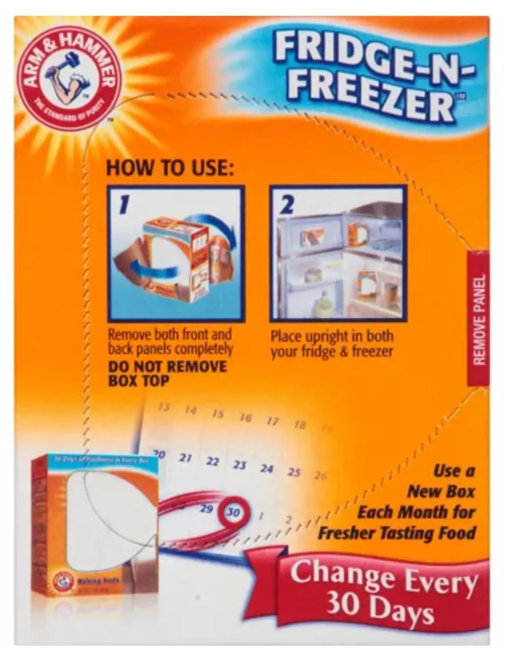 Arm & Hammer Fridge-N- Freezer Baking Soda Unscented Boxed 1 Lb.
