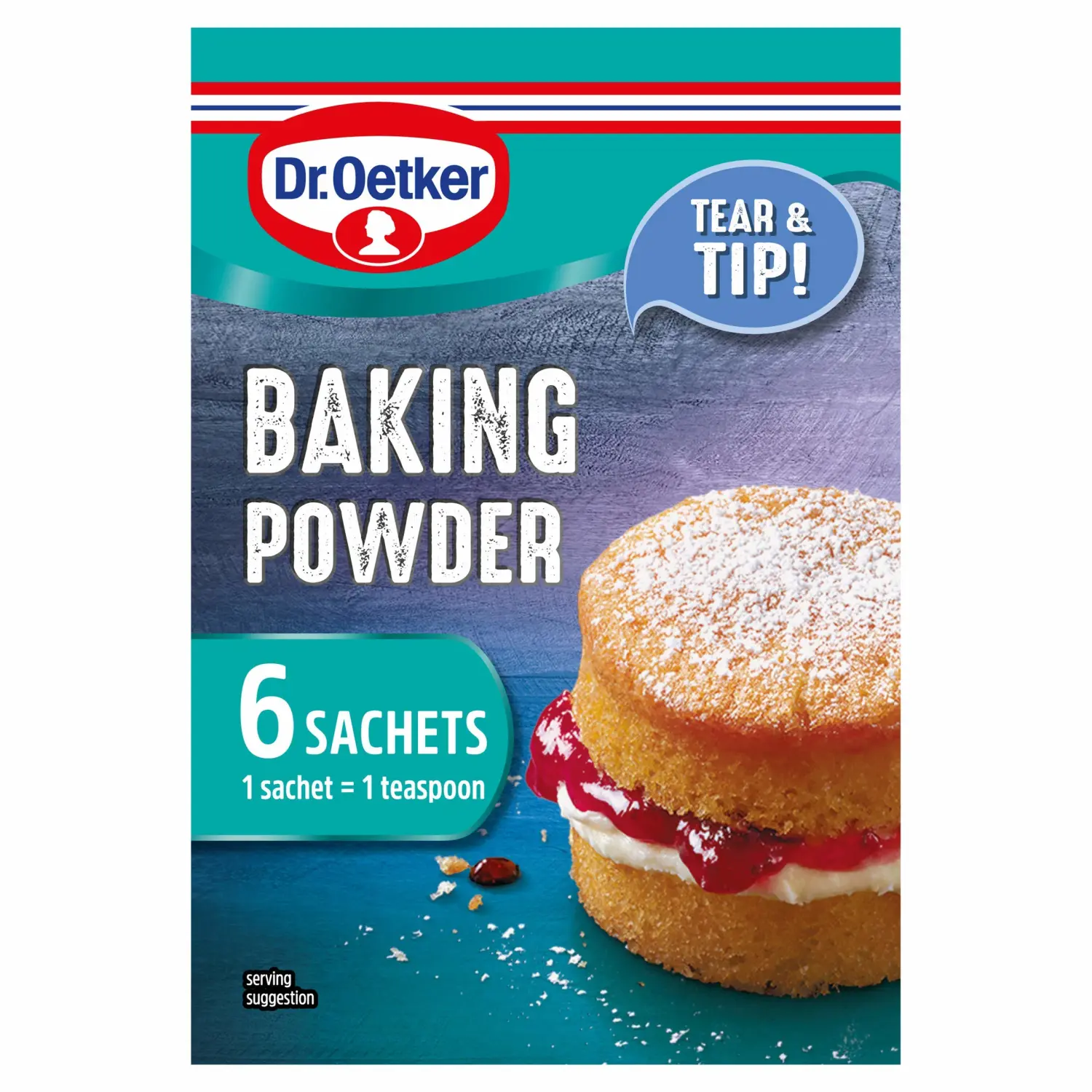 Dr. Oetker - Home Baking - Baking Ingredients - Baking Powder - 6x5g