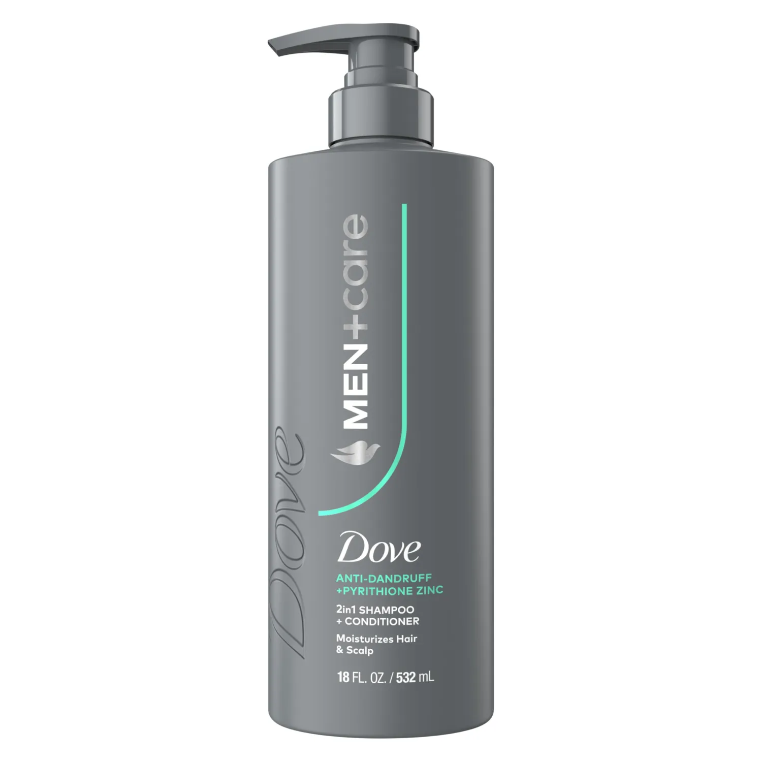 Dove Men Dandruff Defense 2-in-1 Shampoo & Conditioner for Flakes 18oz