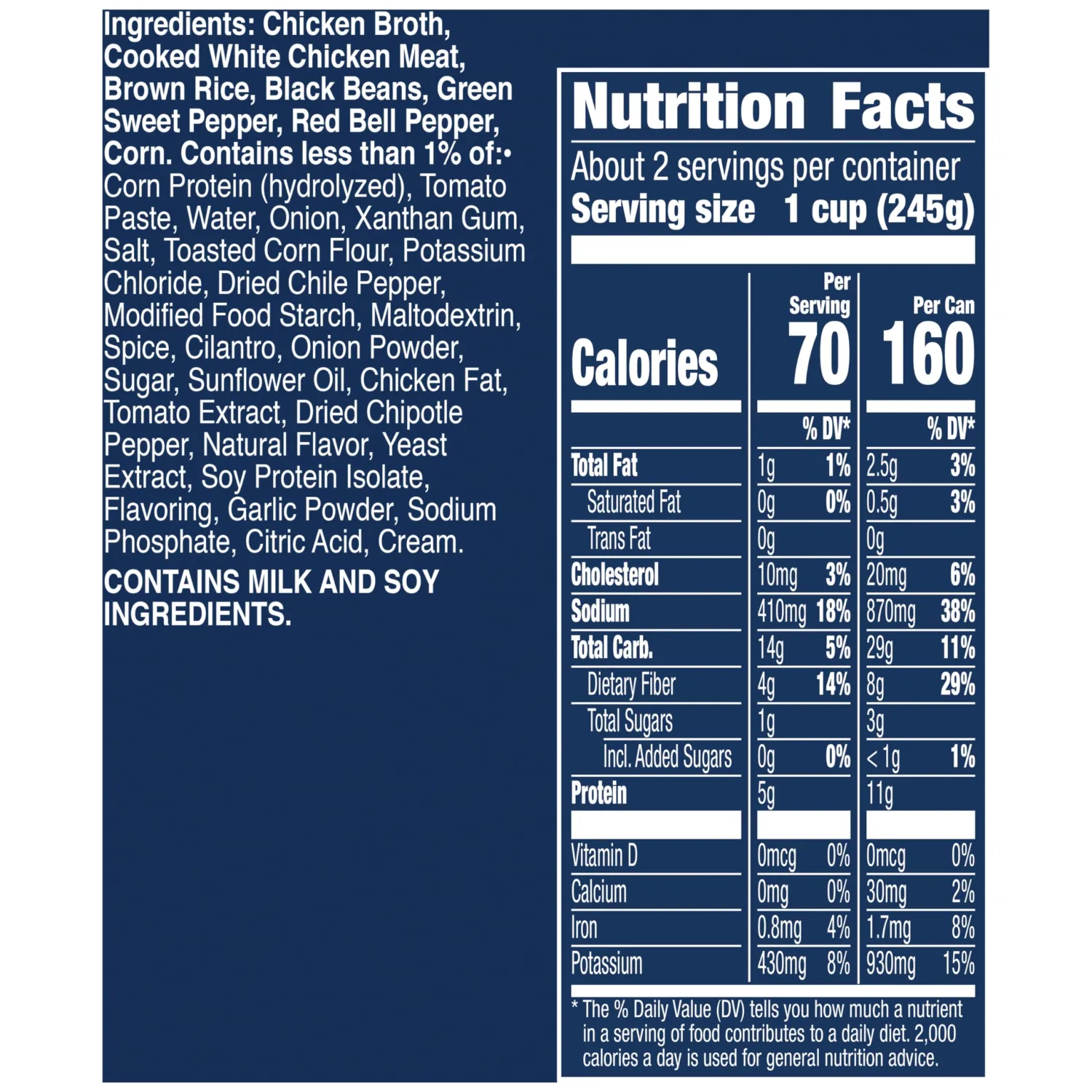 Progresso Light Zesty Santa Fe Style Chicken Soup, Gluten Free, 18.5 oz