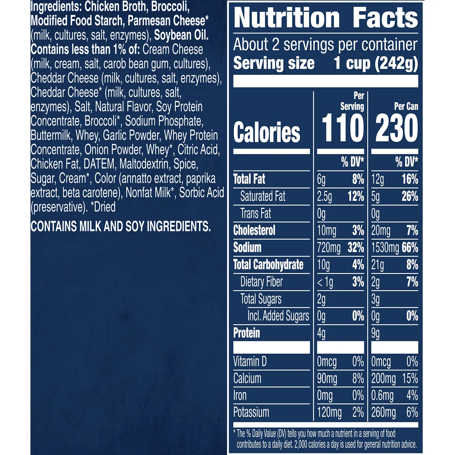 Progresso Light, Broccoli Cheese Canned Soup, Gluten Free, 18 oz. (Pack of 3)