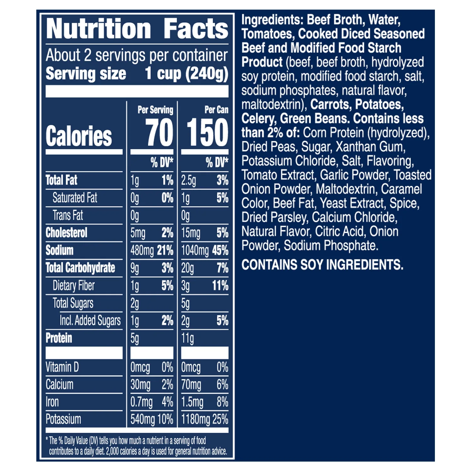 Progresso Light Beef Pot Roast Soup, Gluten Free, 18.5 oz