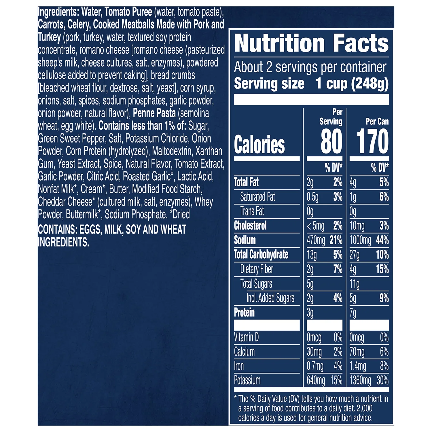 Progresso Light, Italian-Style Meatball Canned Soup, 18.5 oz (Pack of 2)