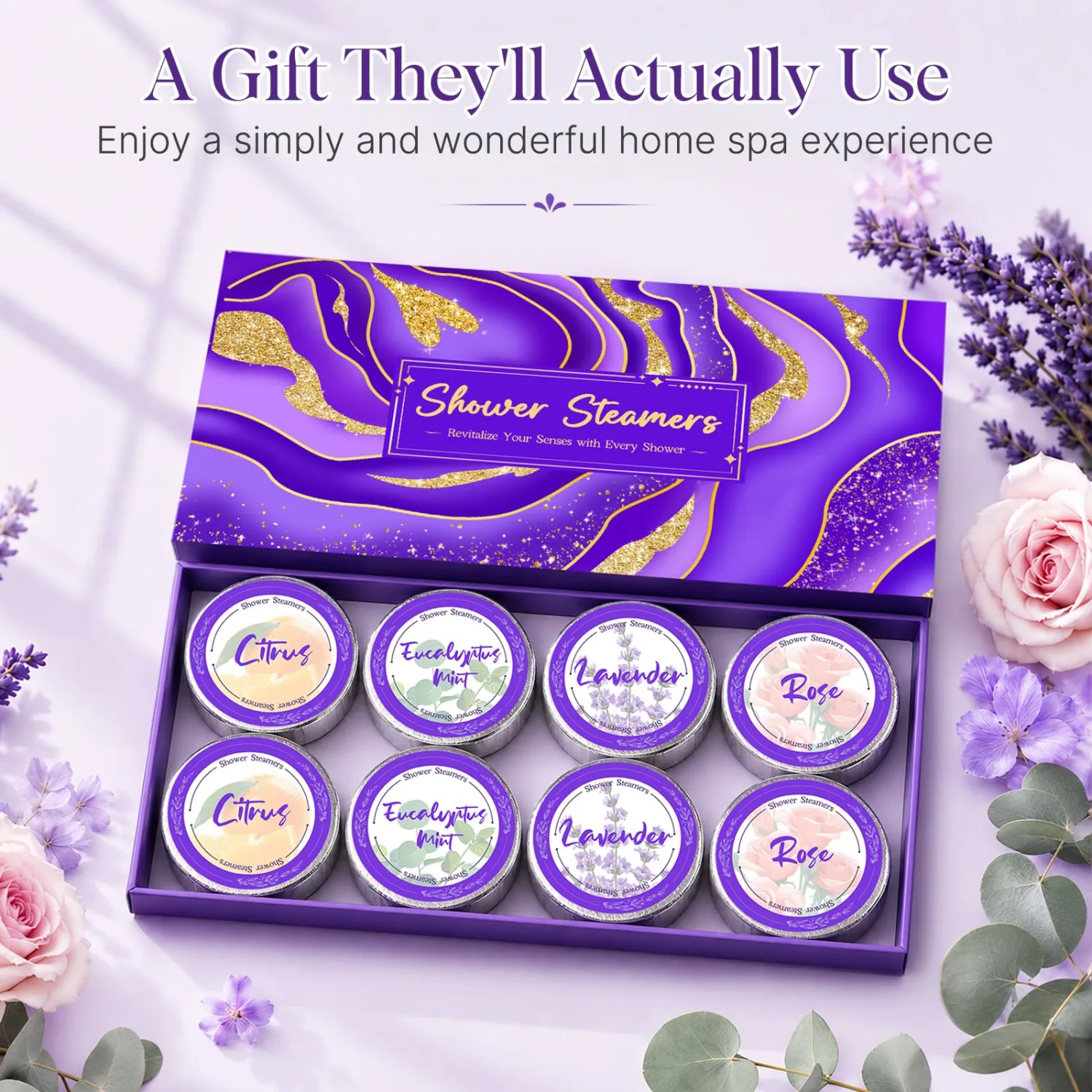 Shower Steamers Aromatherapy, Christmas Stocking Stuffers for Teen Girls
