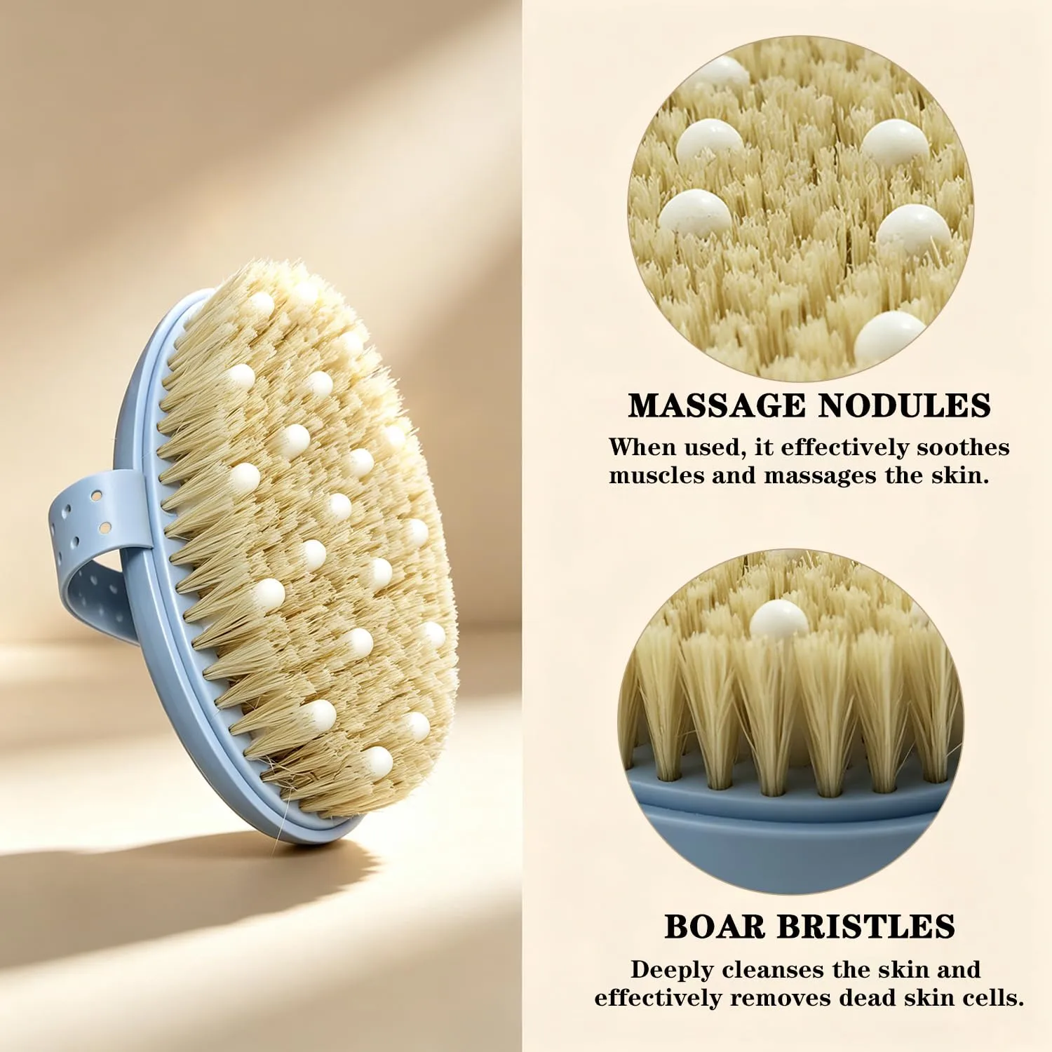 Dry Brush Shower Brush for Body