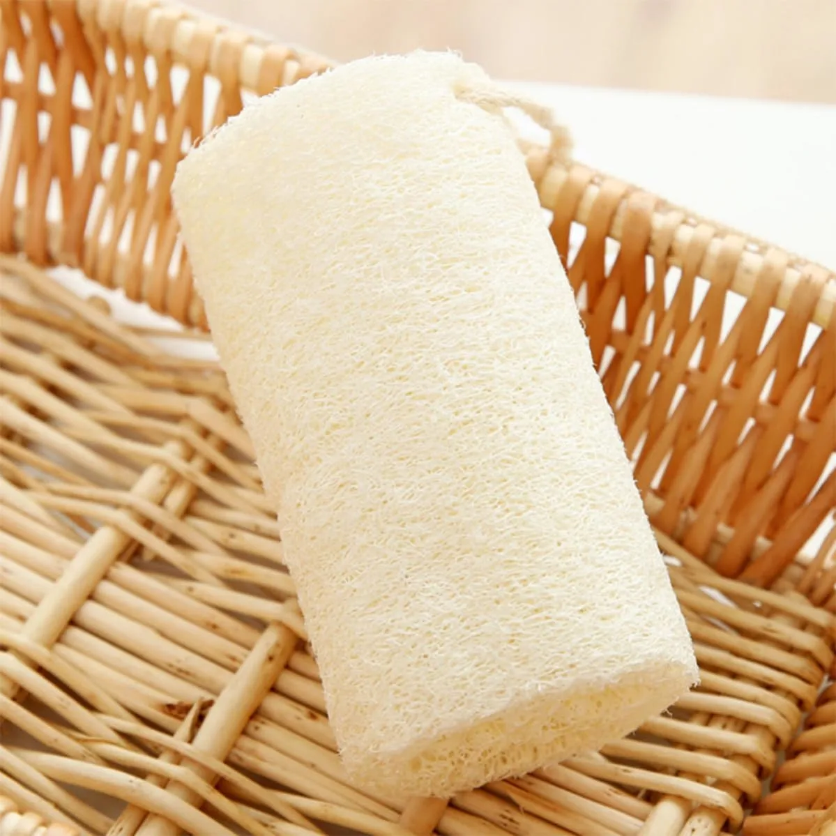 Bath Sponge Scrubber for Exfoliating 3pcs Natural Loofah Body Cleaning