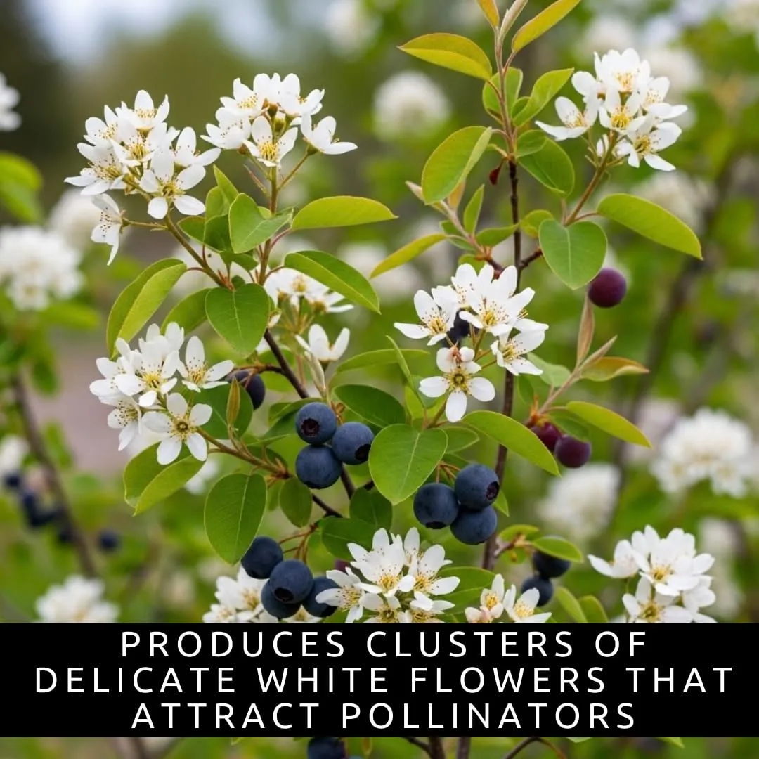 Saskatoon Serviceberry Seeds for Planting Native Berry 100 Premium Seeds