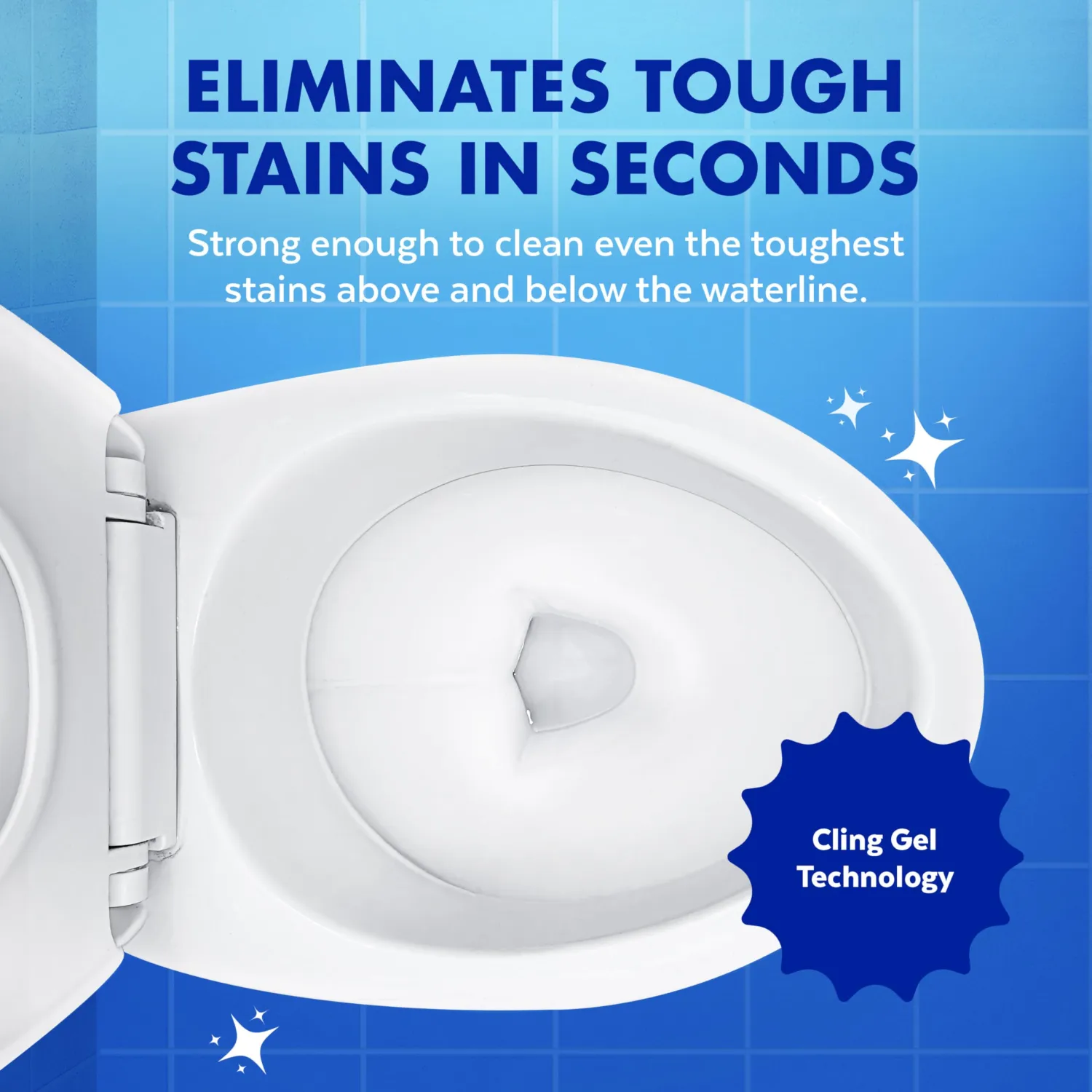 Lysol Toilet Bowl Cleaner Clinging Gel, Lime & Rust, 24 oz, 2 Pack