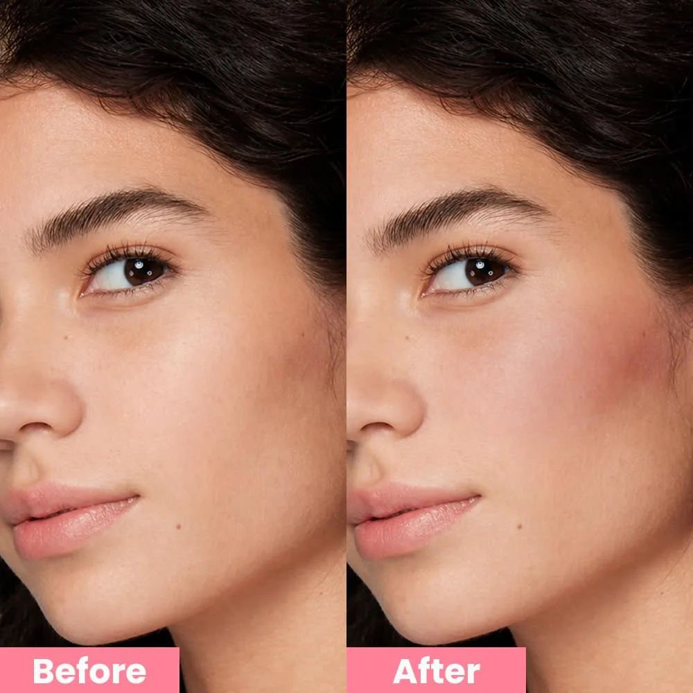 Rosy Brown Highly Pigmented Liquid Blush Makeup for Cheeks Lips Eyes