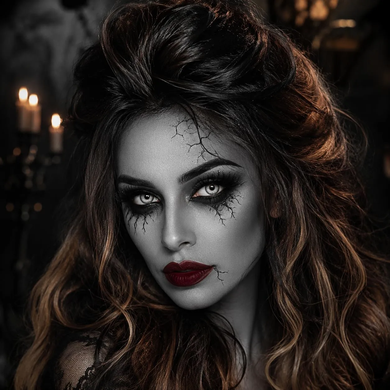 Grey Face Body Paint Cream Foundation Waterproof,Non-Toxic Blendable Oil Based Grey Face Paint, Halloween SFX Skeleton Ghost Goth Cosplay Makeup for Adult Costume Party