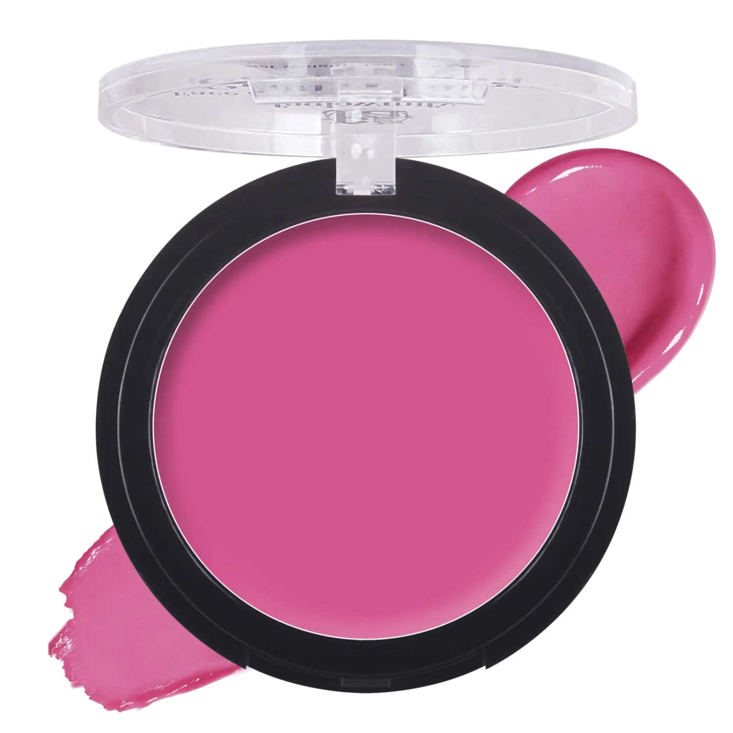 Pink Face Body Paint Cream to Powder Foundation,Professional Waterproof oil Based Face Painting for Pink Halloween FX Makeup, Non Toxic Long Last Face paint for Skull, Goth, Parties, Cosplay