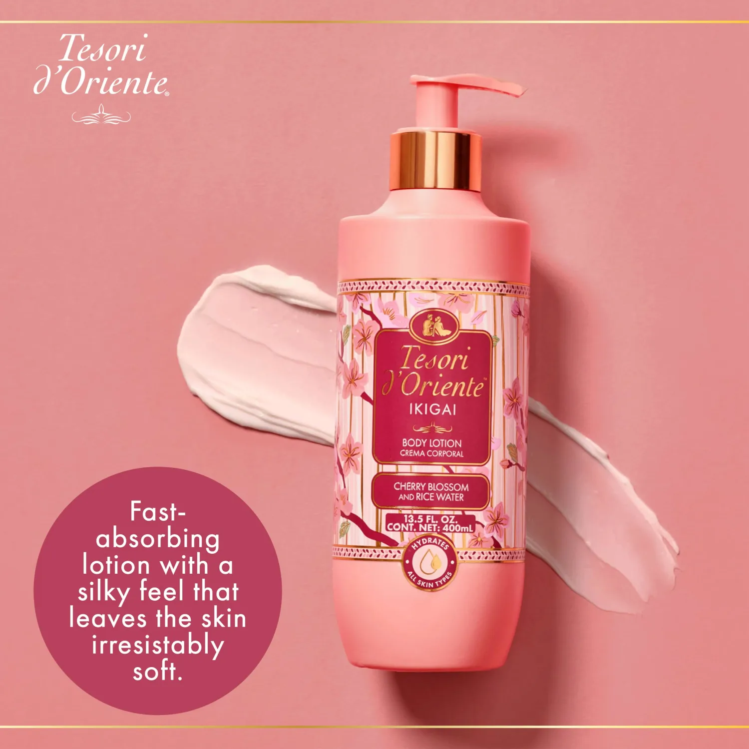 Tesori d'Oriente Ikigai 2-in-1 Body Wash & Bubble Bath, Lotion and Bar Soap