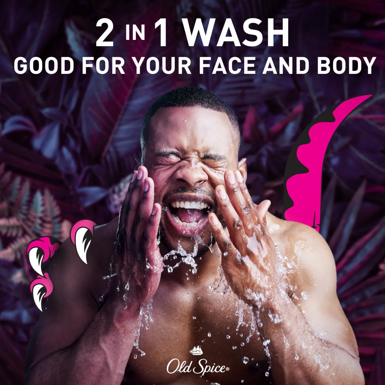 Old Spice Body Wash for Men, Long-Lasting Raptorstrike Scent, 33.4 fl oz